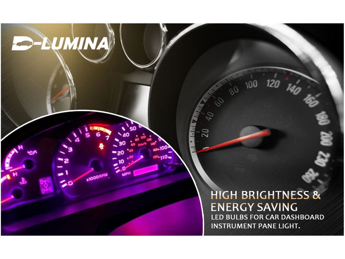 10x Lampadine LED T5 B8.4D 5050 SMD - Bianco Freddo Per Cruscotto Auto - Foto 12