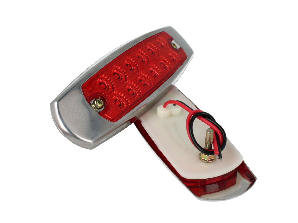 2 Luci Ingombro Laterali 24V - Bianco/Rosso, Per Camion, Caravan E Rimorchi - Foto 3