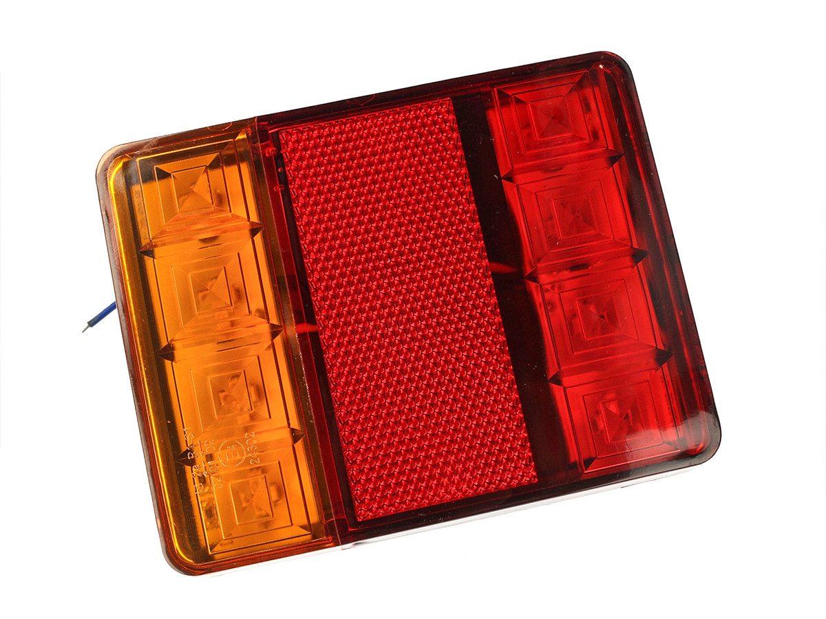 FARO FANALE POSTERIORE SINITRO DESTRO OMOLOGATI 12V CAMPER CARRELLO RIMORCHI - Foto 8